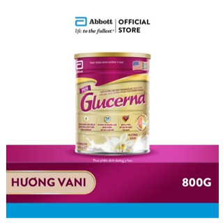 Sữa bột dành cho người bị tiểu đường Glucerna Abbott 800g hương Vani 