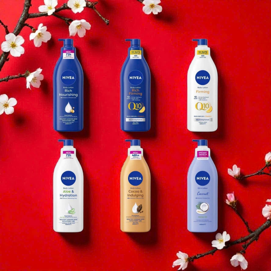 NIVEA Dưỡng Thể Body Lotion 400ml Xuất Xứ Úc