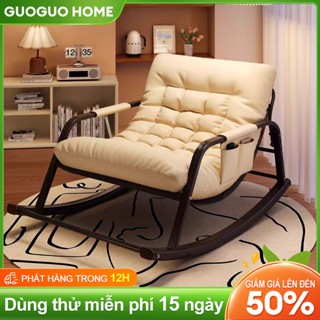 GUOGUO🔥Ghế bập bênh thư giãn mềm mại thoải mái chịu tải 100kg hàng có sẵn giao trong 24H