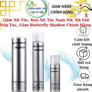  Gôm Xịt Tóc Keo Xịt Tóc Nam Nữ Xịt Giữ Nếp Tóc Gôm Butterfly Shadow Chính Hãng Đủ Size 