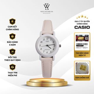 Đồng Hồ Casio Nữ LQ-139L-4B2DF Máy Pin/Quartz  Size 25.2mm Kính Nhựa Dây Da Chính Hãng- Watchstore