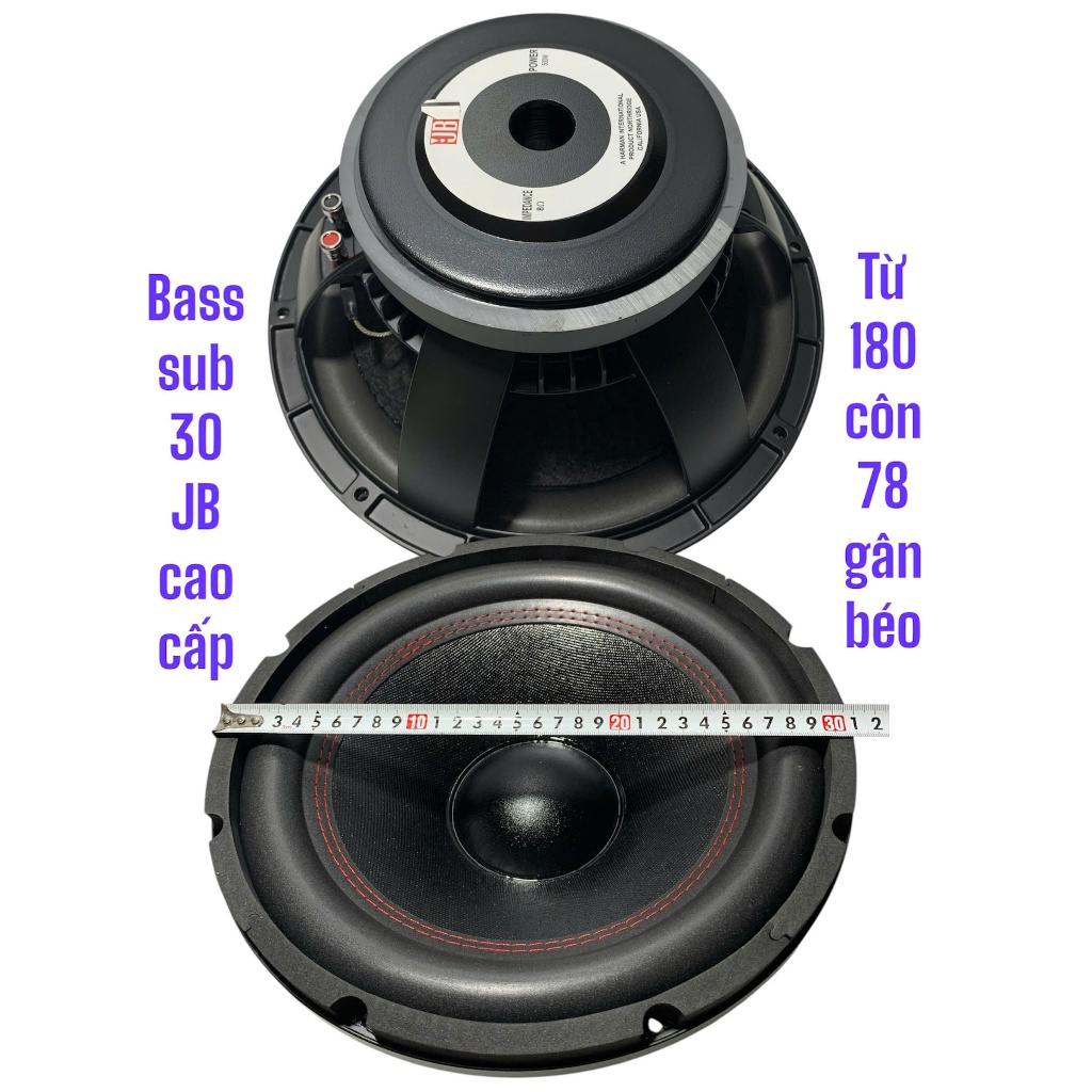 Loa bass sub 30 JB từ 180 côn 78 xương nhôm - giá 1 cái - hàng nhập