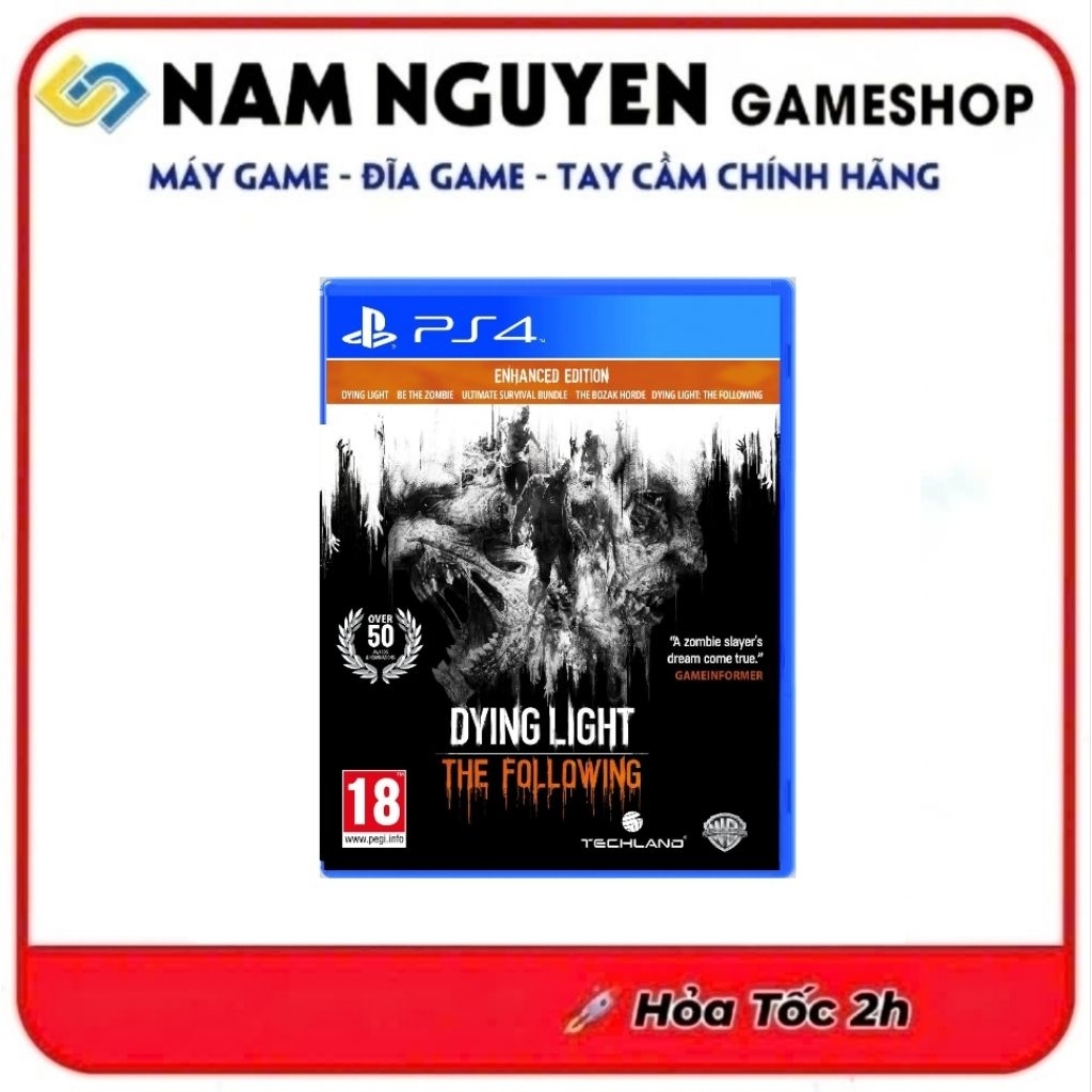 Đĩa Game PS4 | Dying Light : The Following