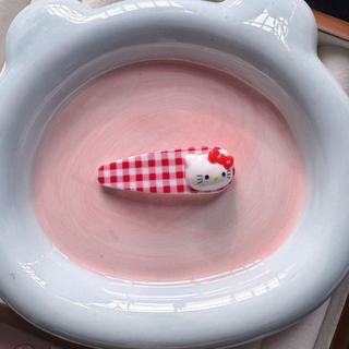 🎀 KẸP TÓC NỮ PHONG CÁCH DỄ THƯƠNG – HỌA TIẾT MÈO SIÊU CUTE 🎀