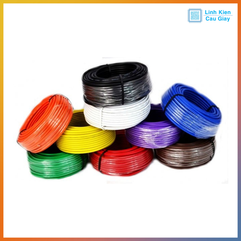 Dây điện 0.3mm các màu - Giá 5 mét