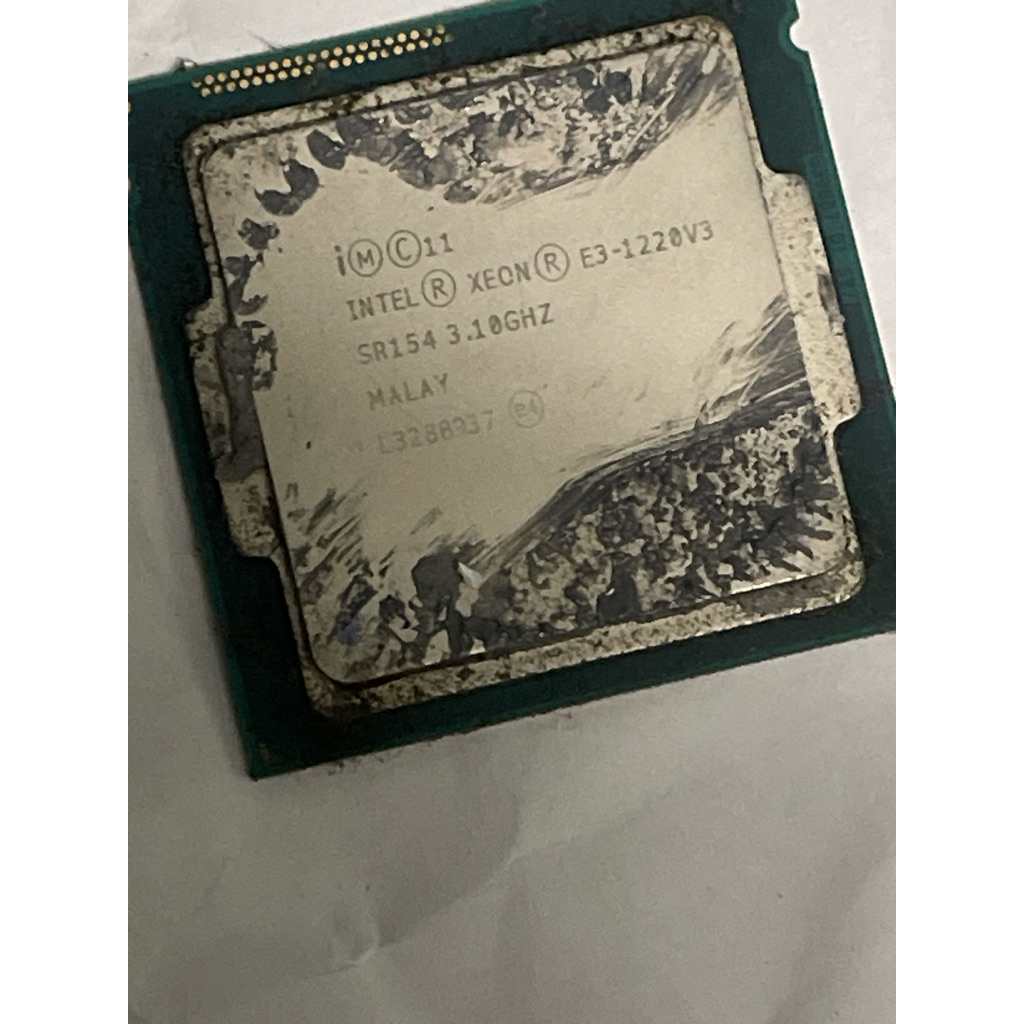 Bộ vi xử lý cpu Intel Xeon E3-1220 V3 hoạt động tốt