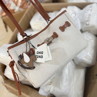  Túi đeo vai đeo chéo dáng công sở vintage tặng kèm charm ngựa 702 