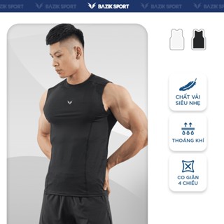 Áo Ba Lỗ Tanktop Nam BAZIK Compression ActivePro SlimFit co giãn 4 chiều, ôm body, vận động - A05