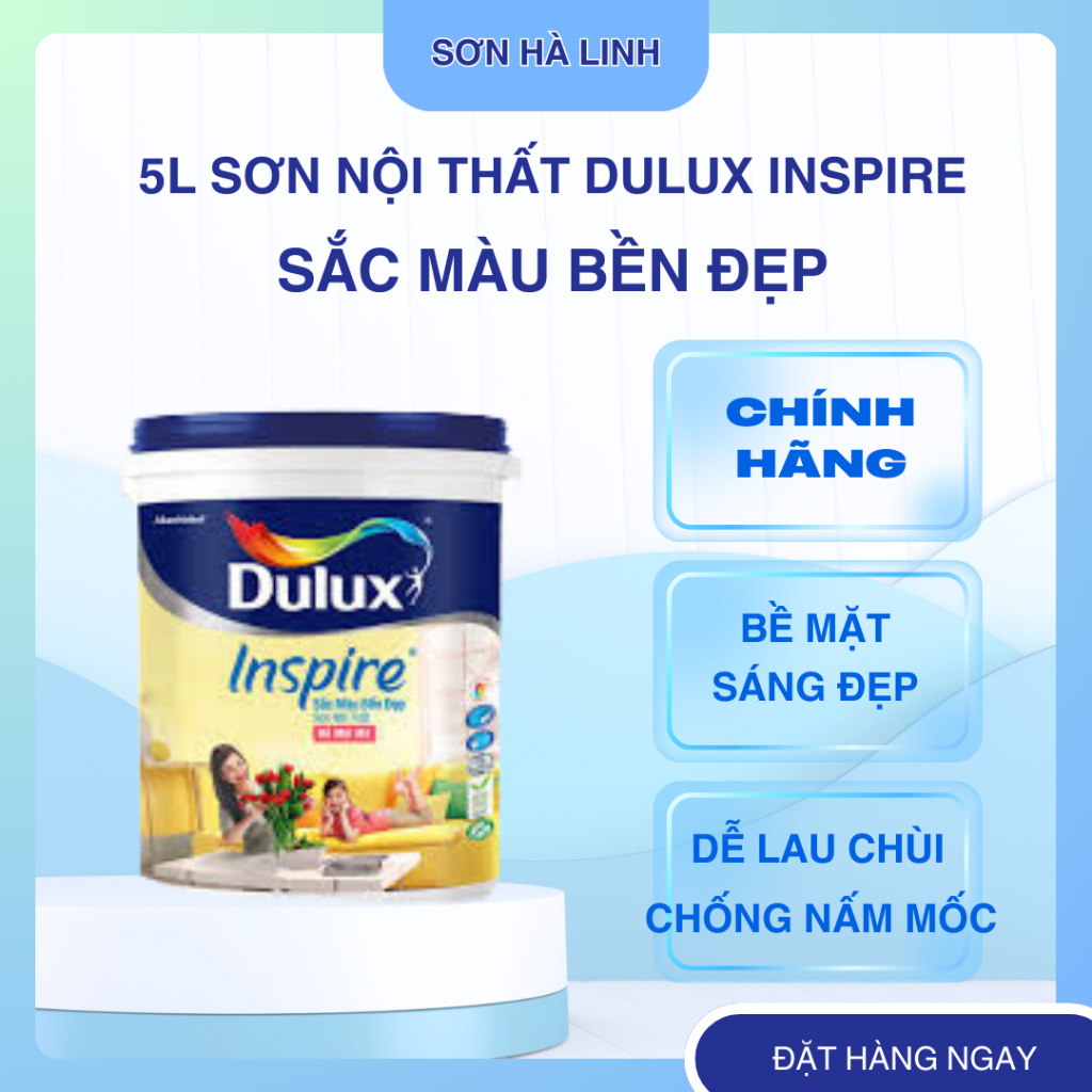 Sơn nội thất cao cấp DULUX INSPIRE (5 lít)