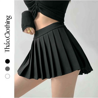 CHÂN VÁY XẾP LY NHỎ DÁNG NGẮN Chất Đẹp Có Quần Bảo Hộ Nữ S159