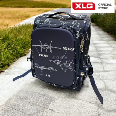 Balo Học Sinh BL0516 BALO AIRPLANE DARKBLUE S Tiểu Học/THCS/THPT Chống Gù Lưng, Siêu Nhẹ, Quai Đeo Thoáng Khí, An Toàn C