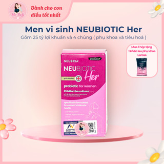  Men vi sinh phụ khoa Anh Quốc NeuHer NeuBiotic  25 tỷ lợi khuẩn cho phụ nữ 30 viên - Mẹ Rofi 
