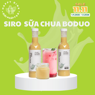  Siro sữa chua Boduo chai 900g siro yakult  đậm đặc giá cost rẻ dễ pha chế 