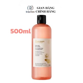   Chính hãng  Nước sen Hậu Giang Cocoon Toner phục hồi cấp ẩm và làm dịu da bigsize 500ml 