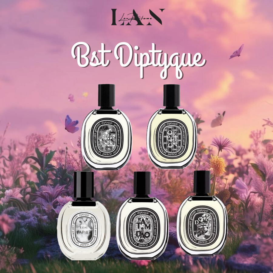 Nước Hoa Unisex Diptyque Fleur De Peau, L’Eau Papier, Orphéon, Do son, Tam Dao LAN PERFUME