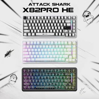  BÀN PHÍM CƠ GAMING RAPID TRIGGER ATTACK SHARK X65   X68   R82   X82 PRO POLLING RATE 8KHz LED RGB 