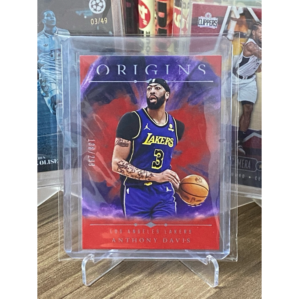[HÀNG HIẾM] Thẻ Cầu Thủ Bóng Rổ Giới Hạn Chính Hãng Antony Davis 2024-25 Panini Lakers ORIGINS /299