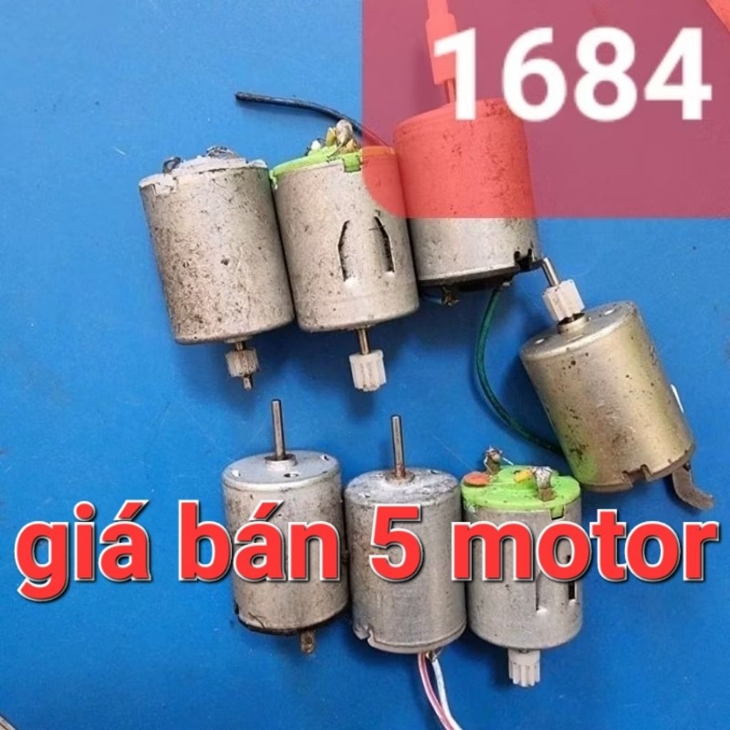 5 Motor rs280 5-12v tháo máy cũ giao ngẫu nhiên