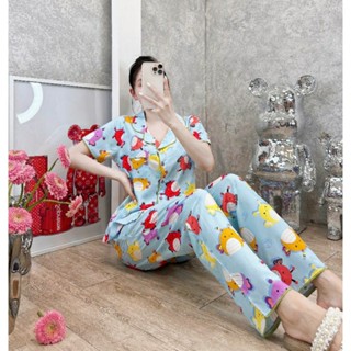  TOLE LANH VNXK F21-BỘ PIJAMA TAY NGẮN QUẦN DÀI 