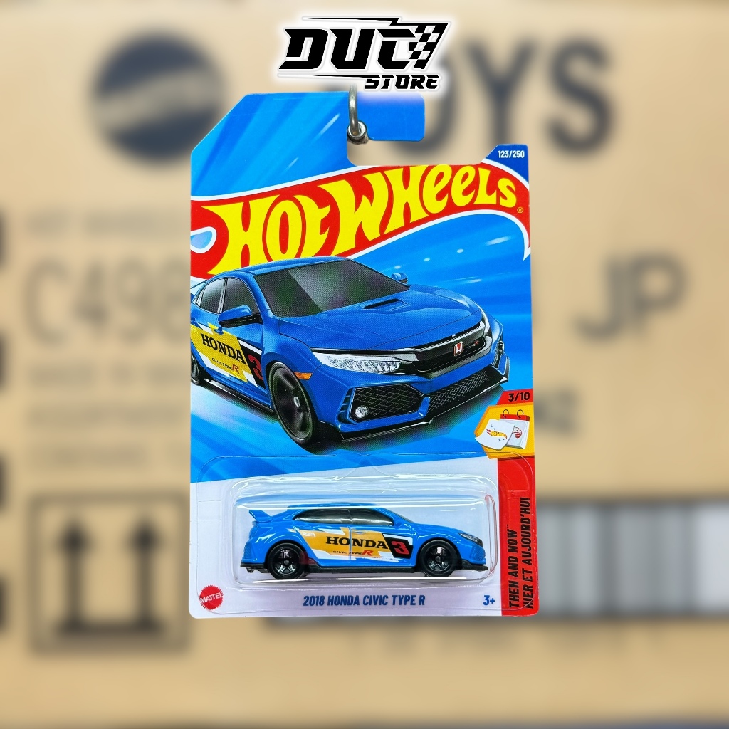 ducstore Xe mô hình JBB77 Hot Wheels 2018 Honda Civic Type R - basic N case 2025