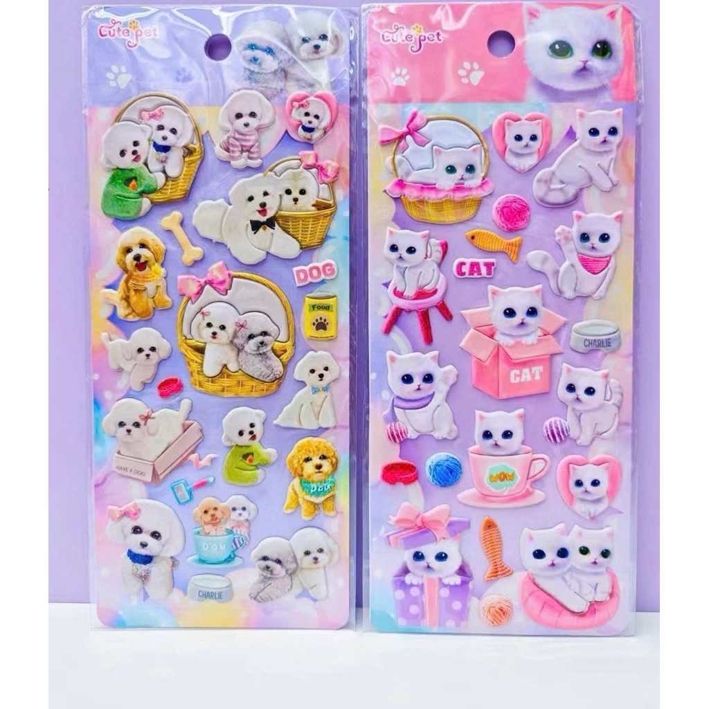 Sticker 3D Dán Trang Trí Dễ Thương