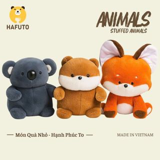  Gấu Bông  Koala  Cáo Cún ,Chó Bông Lông Mịn Mềm Mại Hafuto Thú Nhồi Bông Cute Dễ Thương Sang Trọng 