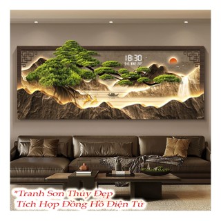  Cao Cấp Tranh Điện LED Phong Cảnh Hữu Tình Hiện Đại treo tường phòng khách Nhà ở chung cư khách sạn.. 