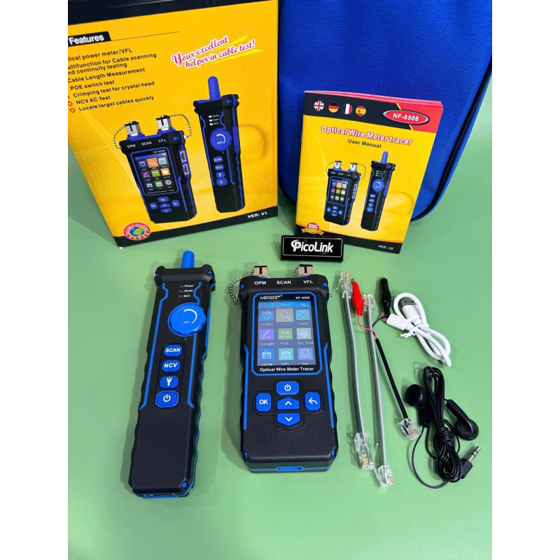 Máy Test mạng, đo sợi quang đa năng NF-8508 chính hãng NOYAFA