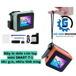  Máy In Date Cầm Tay - In Date NSX-HSD Logo Mã Vạch Trên Mọi Bề Mặt Chất Liệu Máy INDATE mini Smart T1 