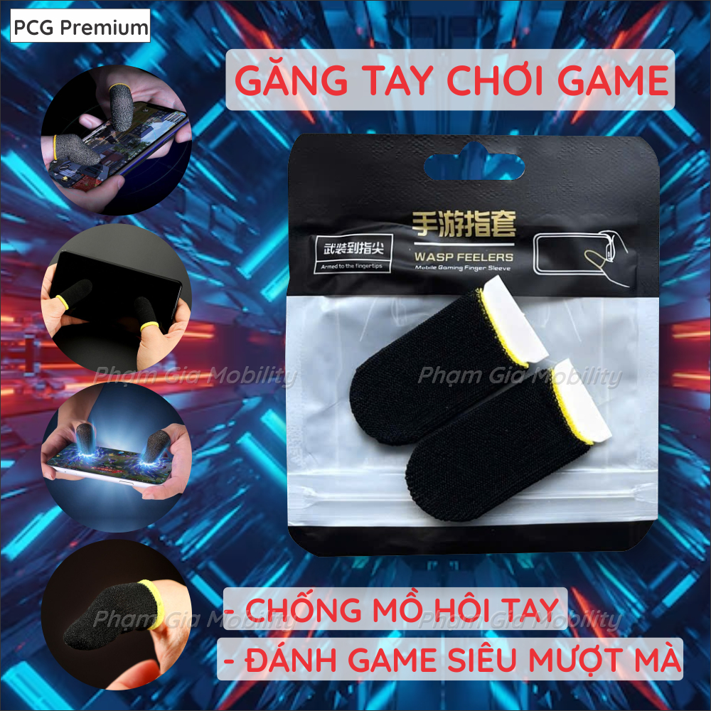 Bao tay, găng tay, tất xỏ ngón chơi game sợi Carbon siêu dẫn cao cấp Chống Mồ Hôi,Siêu Nhạy, Co Giãn Cực Tốt BH 12 Tháng