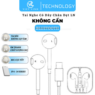  Tai Nghe Có Dây Nhét Tai Chân Dẹt ip Có Micro Cực Tốt Điều Chỉnh Âm Lượng Bass Hay Không Lọt Âm Thanh - Việt Linh 