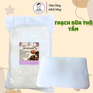  1Kg Thạch Dừa Thô MIẾNG TO có tặng kèm hương liệu_ Bò Đội Nón Shop 