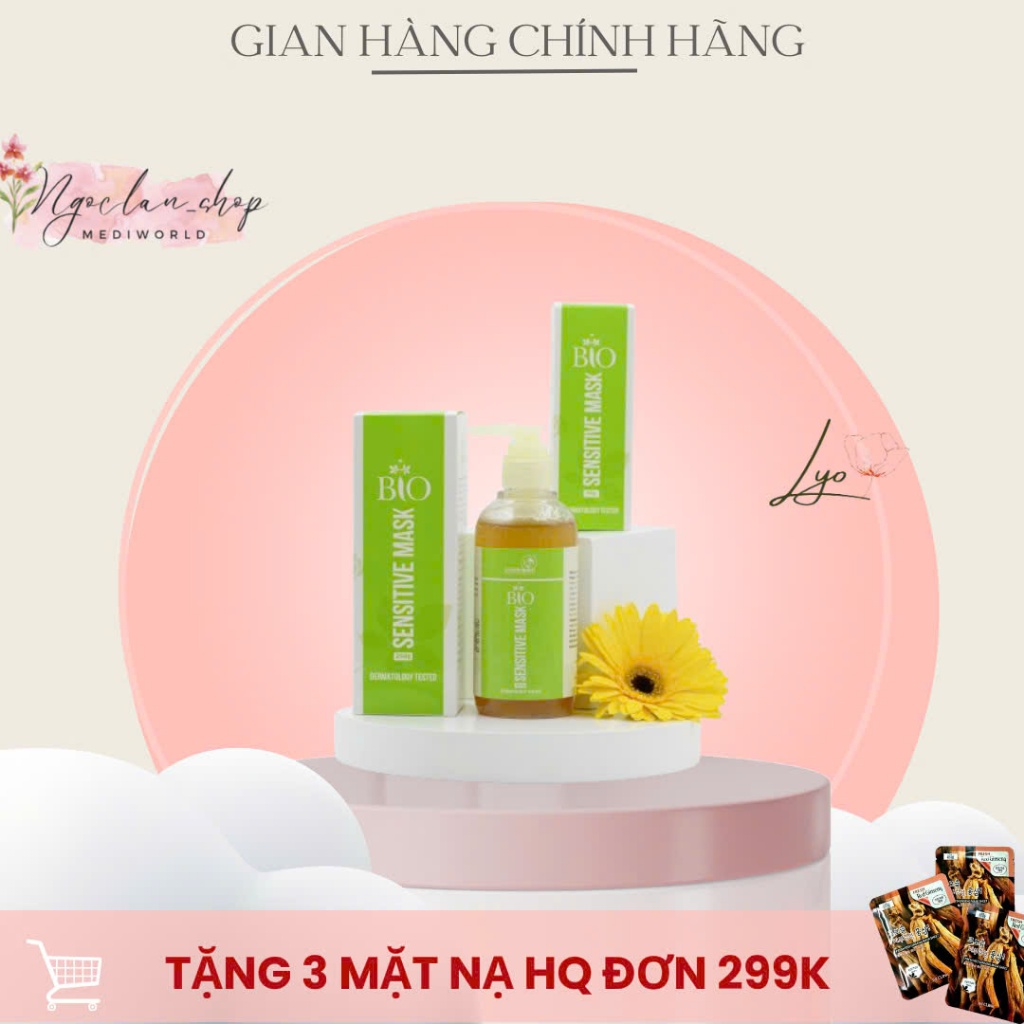 Bio Sensitive Mask Geneworld - Mặt Nạ Thải Độc, Dưỡng Ẩm Cho Da Nhạy Cảm