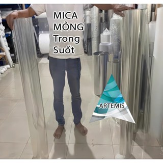  Tấm mica Mỏng Trong Suốt 0.3MM - 0.5MM - Mica Dẻo Chống Trầy Xước   Có nhận cắt theo yêu cầu   