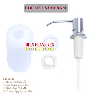 Bình đựng nước rửa bát gắn chậu (Lắp được với mọi loại chậu rửa bát hiện hành)