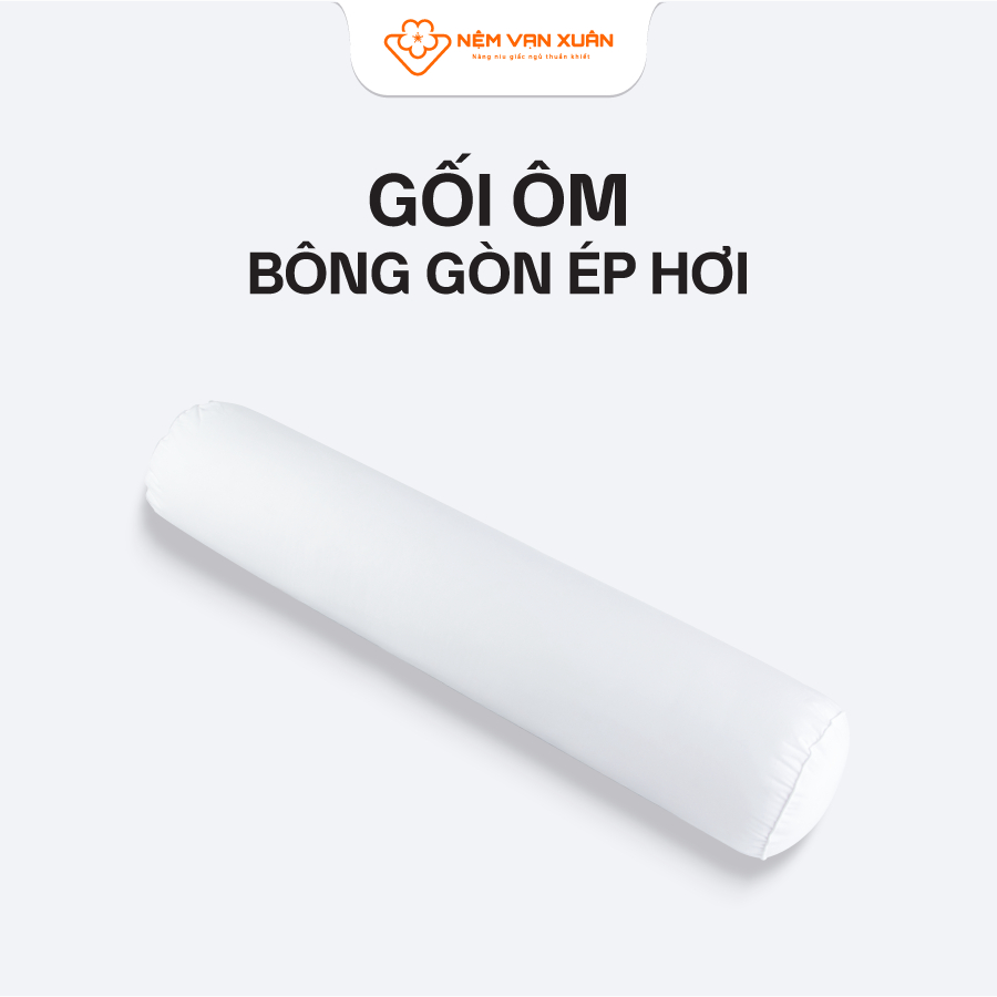  Gối Ôm Bông Gòn Ép Hơi Vạn Xuân Thấm Hút Mồ Hôi Thoáng Mát Khi Sử Dụng 