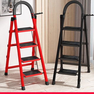 Thang chữ a Gấp Gọn MASARUVN Thang Gấp 3-6 Bậc Gấp Gọn Tải Trọng 500kg
