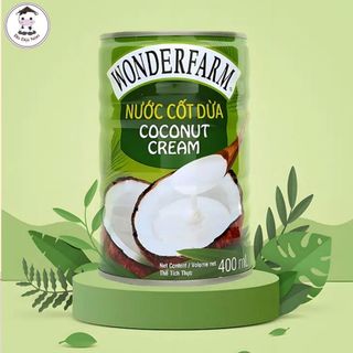 Nước Cốt Dừa wonderfarm 400Ml