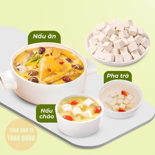 Bạch linh viên 500g, bạch phục linh khô, trắng, đẹp, không lẫn tạp chất  - Tổng Kho Sỉ Thảo Dược