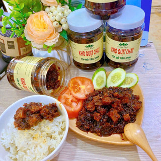  Kho quẹt tóp  mỡ tiêu xanh chay 500gr   hủ 