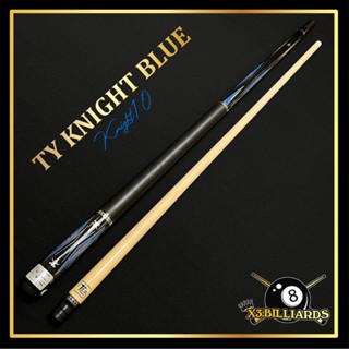 Cơ Bida Lỗ TY Knight Blue Ngọn Công Nghệ, Gậy Bi A Pool Cơ Lỗ Ren Radial Tặng Bao Cơ Bida X3 Billiards Bida Và Phụ Kiện
