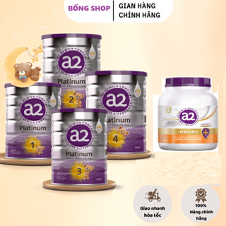 Sữa A2 Platinum/ Immune, sữa bột cho bét phát triển - lon 400g, 900g của Úc Số 1,2,3,4 date mới
