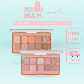 GOGO TALES Bảng mắt 10 ô Gogotales Sweet Misty GT643 bảng phấn mắt nhũ lì bền màu makeup dự tiệc
