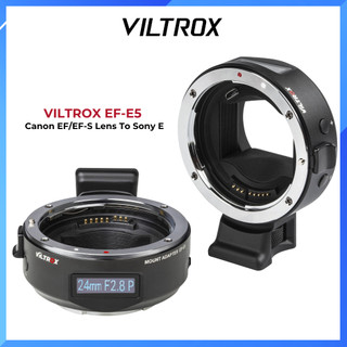  Ngàm Chuyển Ống Kính Auto Focus VILTROX EF-E5 Cho Máy Ảnh Sony E-mount  - Hàng Chính Hãng 