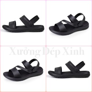  Dép sandal nam học sinh Quai Chéo đi cực êm chân chống trượt tốt thời trang ulzzang Hàn Quốc 