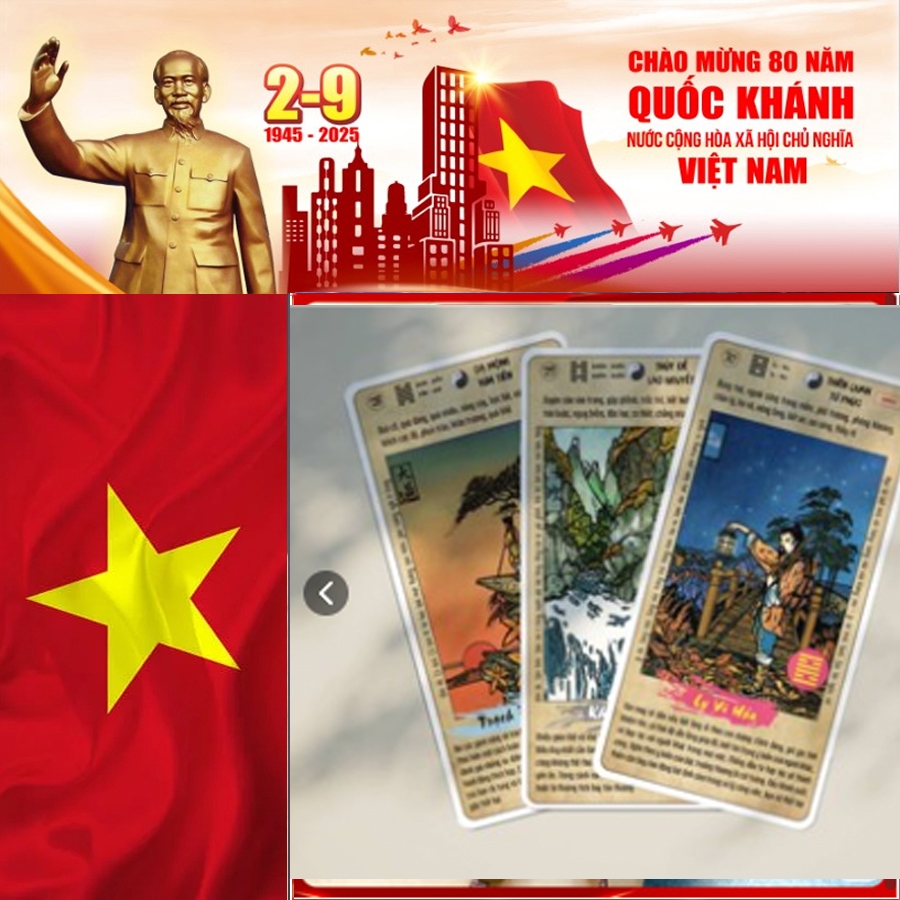 Bộ thẻ bài 64 quẻ kinh dịch phong cách tranh cổ. tặng kèm sổ tay hướng dẫn dịch quẻ.