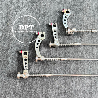   HÌNH THẬT  COMBO Càng thắng + Đũa thắng Inox 304 gắn cho các dòng xe số Hon-Ya  Wave-Ex-Sirius-Future...  