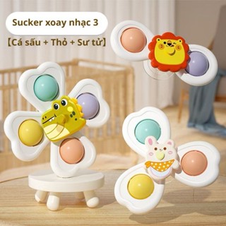  Set 3 Con Quay Spinner Dính Tường Cho Bé Bám Dính Tốt An Toàn Kích Thích Vận Động 
