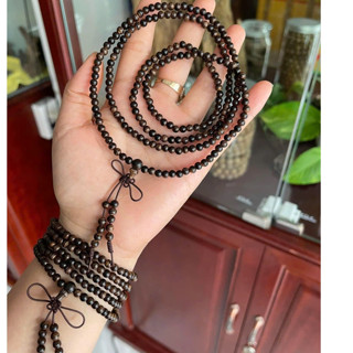 Vòng Tay Trầm Hương 216 Hạt Trầm Sánh Chìm Việt - Chuỗi Tràng Hạt - Vòng Phong Thủy- 6 7 8 mm
