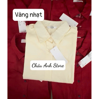 [SẴN SHIP NGAY] Sơ mi nữ cotton Uni auth 100% mua tại Nhật